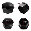 Kiligen 20pcs 21mm Wheel Nut Caps Wheel Bolt Nut Cap