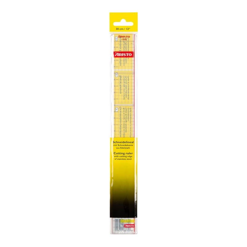 geotec Cutting Ruler (Office School) Perspex 30 cm Transparent