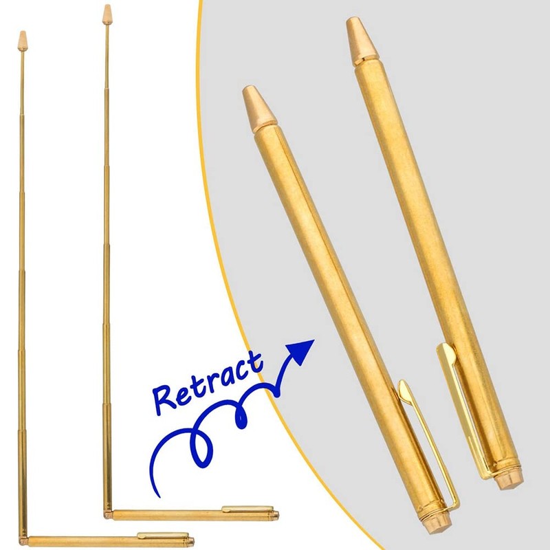 Dovhmoh 2PCS Dowsing Rods, Retractable Divining Rods, Portable Pen Shape