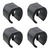 HJGarden 8PCS 32mm Black Plastic Outdoor Leg Sleeve Sleeve Sled