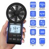 CFM Wind Speed Meter, AIOMEST Rechargeable HVAC Anemometer Measuring Wind