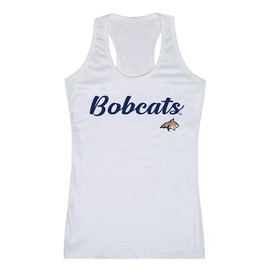 W Republic Montana State University Bobcats Women's Script Tank Top Tee T-Shirt - White, Medium