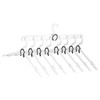 Folding Hangers Plastic Anti Slip Multifunctional Portable Travel Hangers Clothes