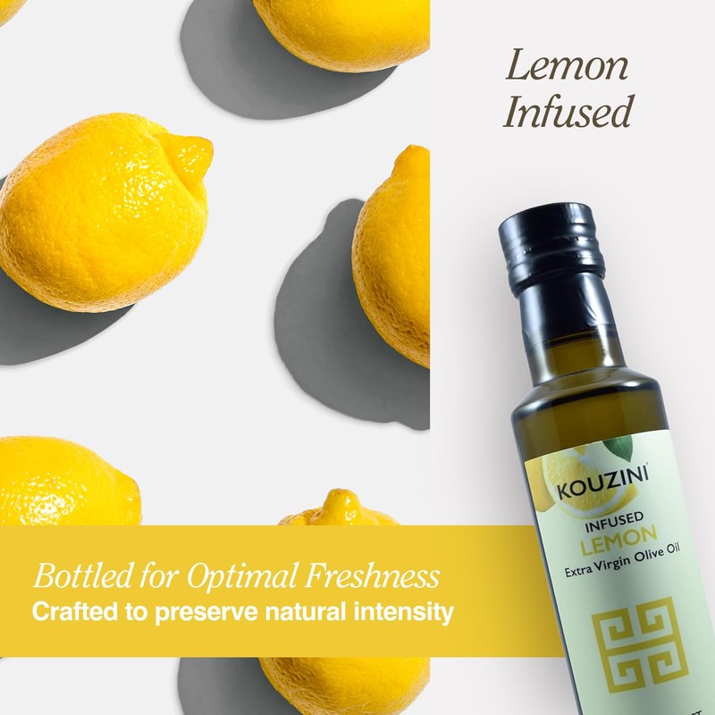 Kouzini Kouzini Lemon Infused Extra Virgin Olive Oil