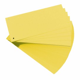 Herlitz 10843613 Divider Strips Pack of 100 Yellow
