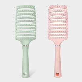 Hairbrush Hair Volume Root Volume Comb Dry Comb Hair Comb - Green / 헤어브러쉬 머리볼륨 뿌리볼륨빗 드라이빗 머리빗 - 그린