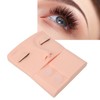 Eyelash Mannequin Head, Removable Realistic Eyelids with Eyelashes, Practice Eyelashes,