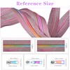 Elesunory #5 Zippers for Sewing, 9.84 Yards Nylon Coil Rainbow