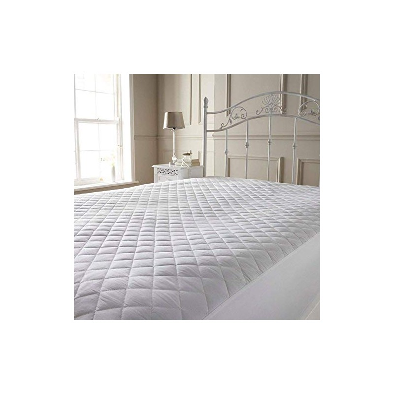 Aaf Textiles Double Quilted Mattress Protector Cover Extra Deep Fabric