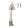 EVERBILT Satin Chrome Kick Down Doorstop Door Holder Adjustable 29437