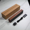 Adventurers Digital Alarm Clocks for Bedrooms, Black Walnut Clocks for