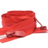 Copiel Resin Zippers 20pcs Sewing Zippers with Lifting Ring Quoit