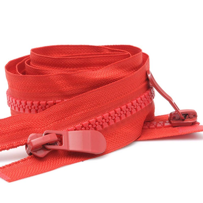 Copiel Resin Zippers 20pcs Sewing Zippers with Lifting Ring Quoit