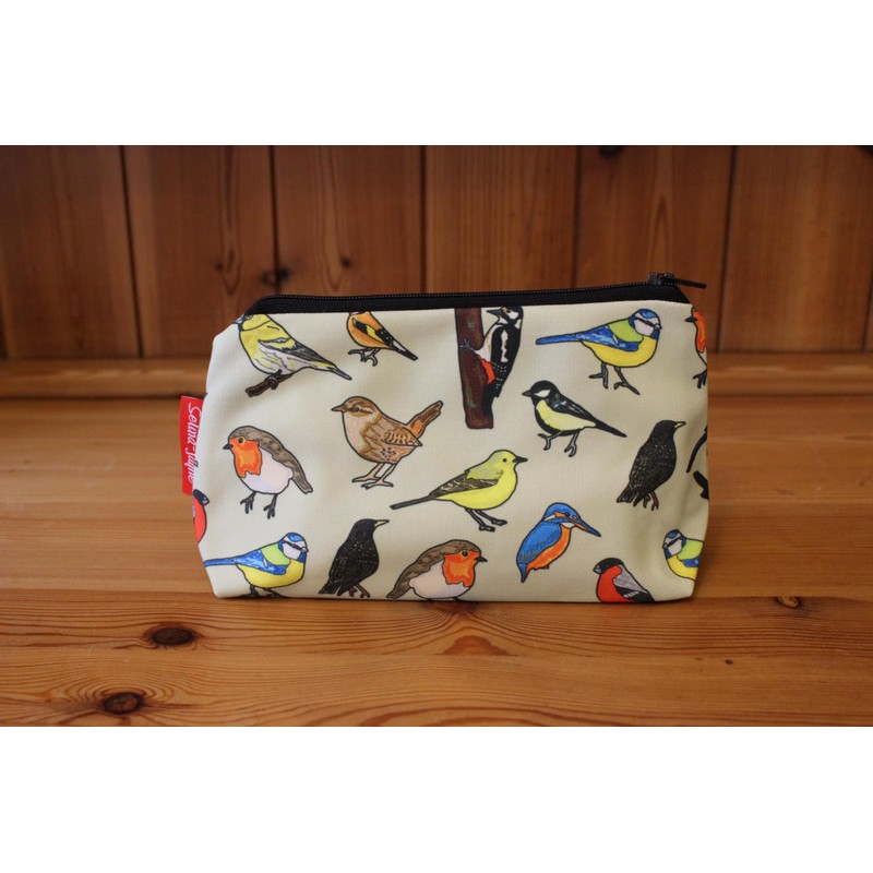 British Birds Cosmetic Bag by Selina-Jayne