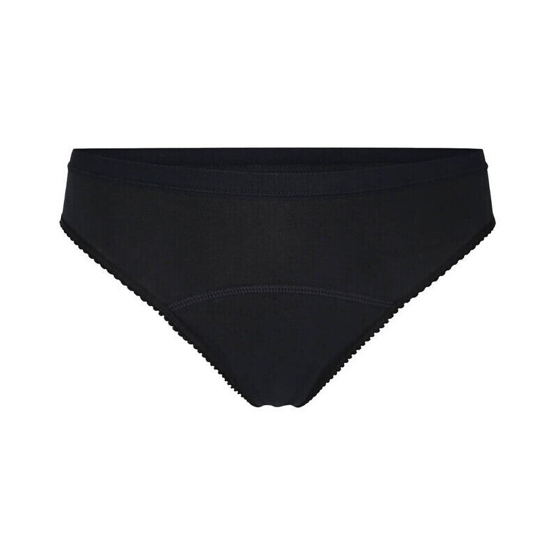 Love Luna First Period Bikini Brief, Black Hearts / 14/16