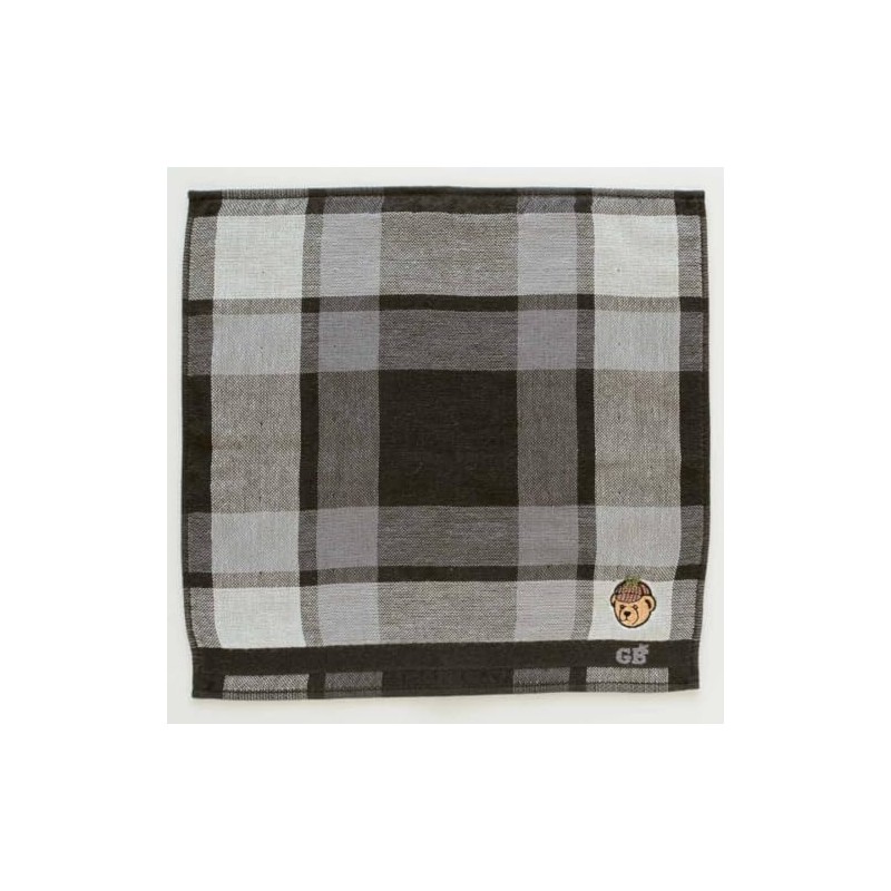 Great British Teddy Bear 001008-0002-02 Crate Fleece Towel Handkerchief Block