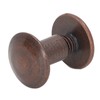 200 Sets Book Binding Screw Uniform Coating Curved Surfaces Brass