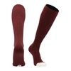 Pro Line Over the Calf Baseball Socks (Maroon, X-Small)
