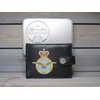 Klassek RAF Badge Image Men Wallet Real Leather Cap Badge