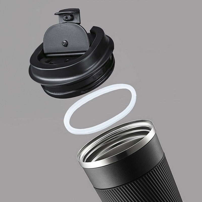 Vacuum Insulation Cup 304 Stainless Steel Simple Portable Temperature Display