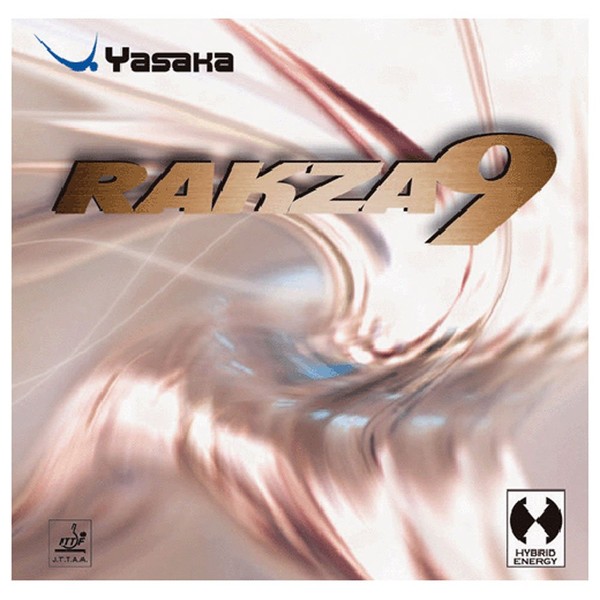 Yasaka Rakza 9 Table Tennis Rubbers (Black, 2.0 MM)