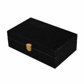 Cigar Boulevard Salvatore Humidor Black Traveler Humidor for 12 Cigars