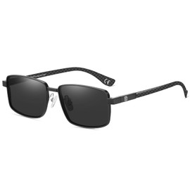 DUCO 2306 Men's Sunglasses, Polarized Sunglasses, Driving, Daily Use, UV400 Protection, Stylish, Fashionable, High Quality Carbon Fiber Material, multicolor (black / gray)