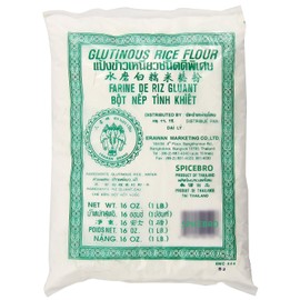 W&E Mart Glutinous Rice Flour 16 Ounce Sourced for SPICEBRO online Grocery