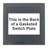 GlassAlike® TV/Cable Acrylic Mirror Plate (3/8" diam. Hole)