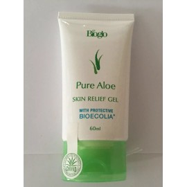 Pure NEW Bioglo Pure Aloe Skin Relief Gel With Protective Bioecolia® 60ml EXP 11/2025