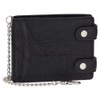 Ledershop24 Gift Set – Faux Leather Biker Wallet with Chain