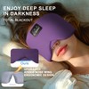 LC-dolida Sleep Mask with Bluetooth Headphones, Ice Silk Sleep Headphones