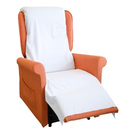 Waterproof Mattress Cover ROVESI, A Certified Product Italian Craftsman, Highly Absorbent, Soft, Elastic and Waterproof. cm. 80 x 240 Lounge Chair