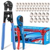 OURU 2 IN 1 Ratchet Pex Crimping Tool Cinch and