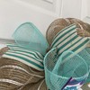Starfish and Sand Dollar Ribbon Beach Wreath Handmade Deco Mesh