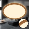 BRILONER - LED Ceiling Light with Indirect Light, Flat, Warm