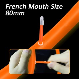 2 Pack Bicycle Inner Tubes for 700 x 18/23/25/28/30/32c, Lightweight Road Bike Inner Tubes with 80mm Valve, Durable Bicycle Tire Tubes for Mountain Bike, Plus 8 x Glueless TPU Tyre Patches