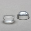 ガラスカボション 円形 ラウンドビーズ DIY ハンドメイド ジュエリー用 透明ドーム 拡大レンズ効果 アクセサリーパーツ 半球
