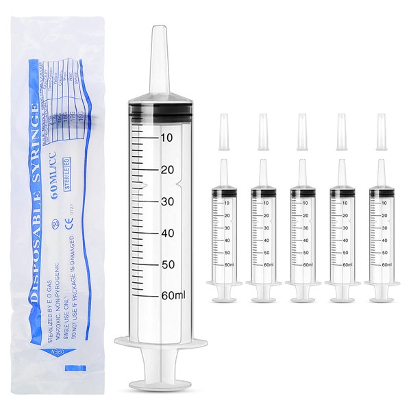 DONQL Syringe 60 ml (50 ml) Pack of 6 with