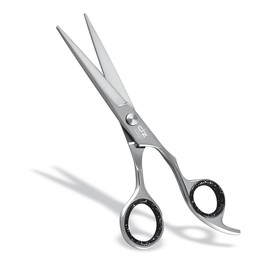 DZ Hair Scissors Offset Design Sharp Hairdressing Scissors 6 Inch Stainless Steel (Shiny)