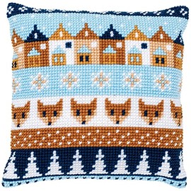Vervaco Embroidery Kit, Winter Designs, 40x40cm