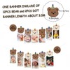 Bear Birthday Decorations, My Beary 1st Banner Cute Bear Monthly