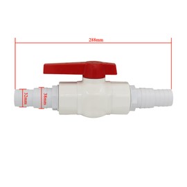 Swimming Pool Ball Valve with Hose Nozzle for Garden Irrigation Shut Off with Hose Connection Connecter Adapter Fitting Pool Ball Valve Switch 2 Way Plumbing (32 38mm)