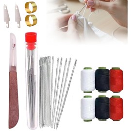 37pcs Sewing Tool Set, Needles Thread Hand Repair Tools, Sewing Kit, Sewing Working Kit for Beginners Embroidery Tool Kit Easy Handling and Portability for Beginner Mom Grandma Traveler