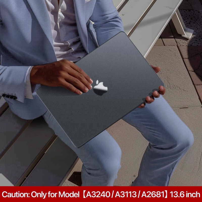 Soonjet Compatible for MacBook Air 13.6 inch Case M4 M3