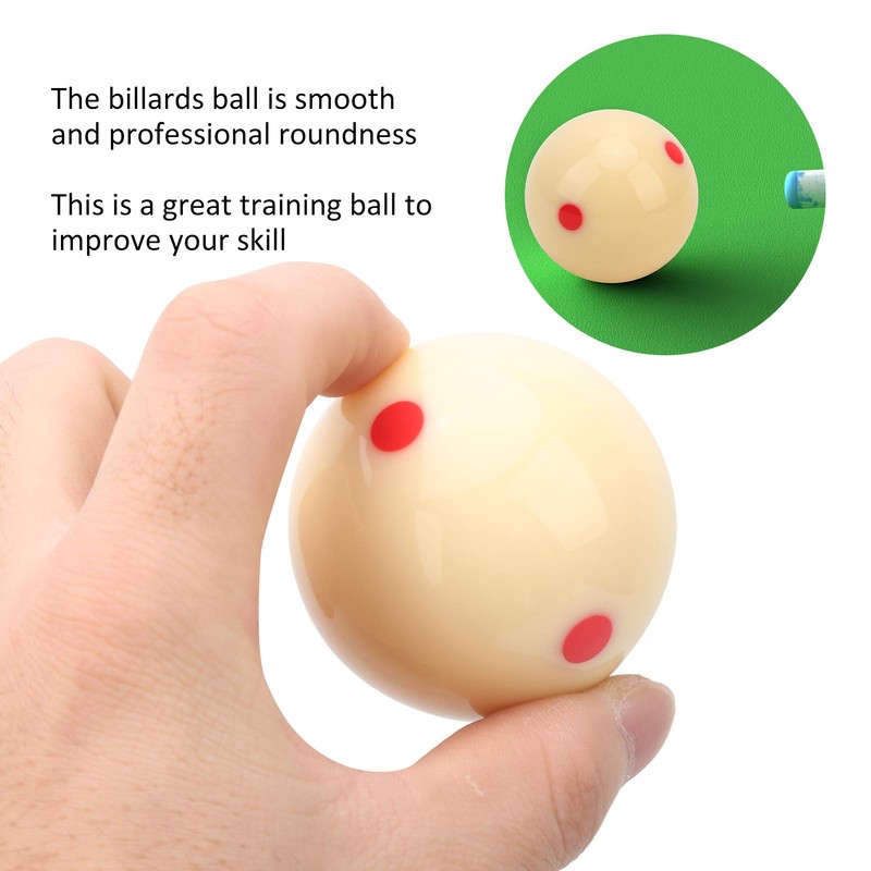 Fydun Snooker Pool Billiard Training Ball, 1pc Standard 52.5mm Resin