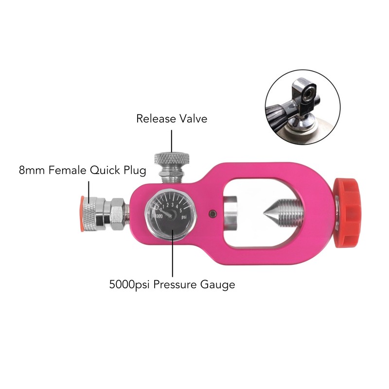 CO2 Tank Test Valve Stainless Steel Aluminum Alloy Good Sealing