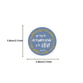 50pcs Spanish Bible Inspirational Stickers for Teens Adults Kids Teachers Religious Bible Verse Vinyl Waterproof Stickers for Water Bottle, Laptop, Scrapbook, Journaling Supplies (Spanish Bible)