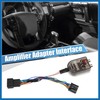 A ABSOPRO Car Add an Amp Amplifier Adapter Interface to