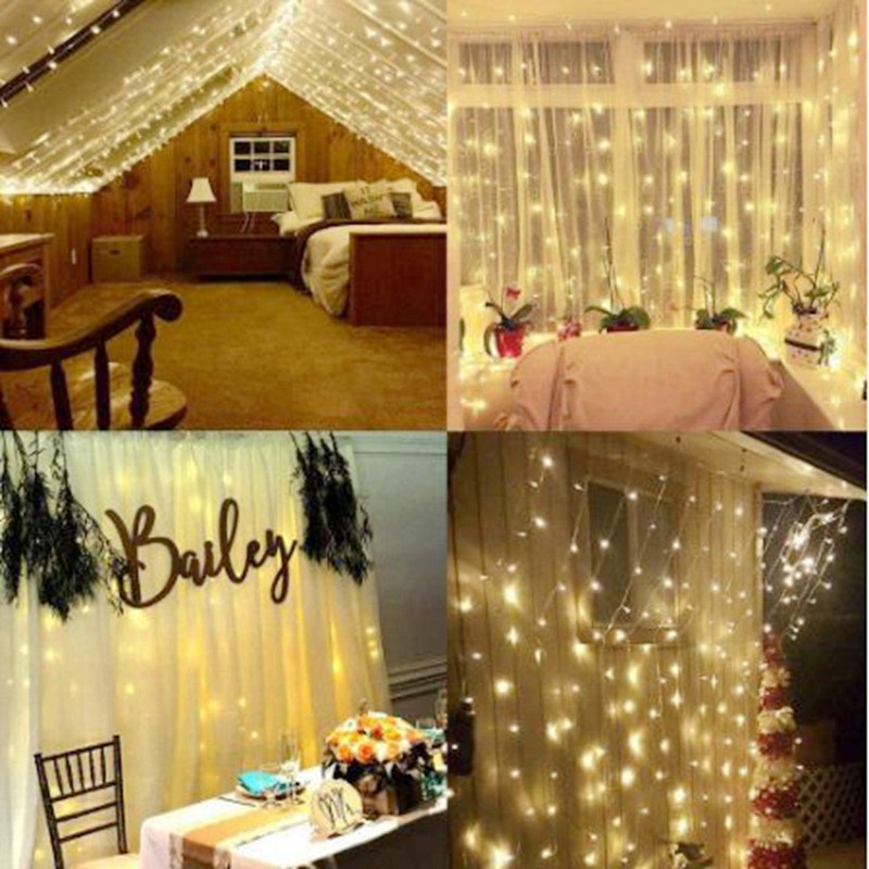 LED String Light 300 LED Lights 8 Modes Control Decoration